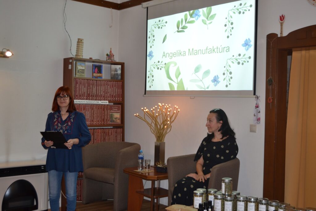 Nyitrai Angelika muzslai előadása a gyógynövények világáról